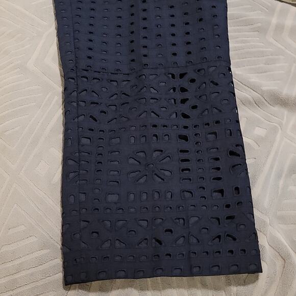 Ann Taylor The Petite Ankle Pant In Eyelet - Picture 3 of 7